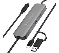 Hub de partage d'affichage - J5CREATE - JCH462-N - 2 ports (2 PC) - Multi-touch / gestes / stylet - KVM gris