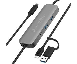 j5 maken Wormhole Switch USB Type-C naar Type-C & Een USB-scherm delen Hub PC Li