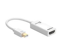 j5create Adaptateur Mini DisplayPort vers HDMI 4K Adaptateur DisplayPort bi-Mode | Supporte Les résolutions jusqu'à 4K Ultra HD et la vidéo 3D | Compatible avec Mac et PC