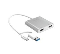 j5create Adaptateur Multi-Moniteur USB Type-C vers Dual HDMI