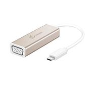 j5Create Adaptateur USB Type-C vers VGA JCA111, 3.1 Type-C Compatible avec Chromebook/MacBook/et Autres appareils USB Type C