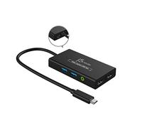 j5create Carte de Capture vidéo avec Chargeur PD 60W Pass-Through, hub Multifonctions intégré, Convient pour Le Streaming, la Diffusion en Direct, la vidéoconférence, l'enseignement, Les Jeux (JVA01)