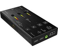 j5create Carte de capture vidéo en direct - Double HDMI vers USB-C, prend en charge l'enregistrement vidéo et audio 1080p 60 Hz, idéal pour PC Xbox Playstation Android Game Streaming en direct (JVA06)