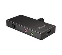 j5create Carte de Capture vidéo en Direct - HDMI vers USB-C, Prend en Charge l'enregistrement vidéo et Audio 1080p 60FPS, la Livraison de l'alimentation 60W (JVA02)