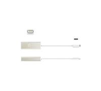 j5create JCA111 adaptateur graphique USB 1920 x 1080 pixels Aluminium, Blanc