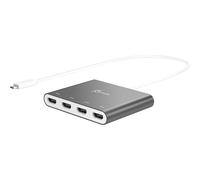 j5create JCA366 - Adaptateur vidéo - 24 pin USB-C mâle pour HDMI femelle - 50 cm - argent - support 1080 p 60 Hz
