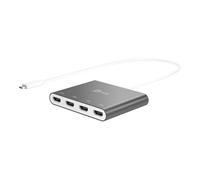 j5create Adaptateur vidéo JCA366 USB-C mâle 24 broches vers HDMI femelle 50 cm Argent 1080p 60 Hz
