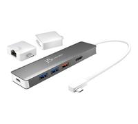 j5create JCD375 - Station d'accueil - USB-C 3.1 Gen 2 - HDMI - 1GbE - avec 2 Kits
