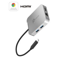 j5create JCD391-N Adaptateur Multi-Port USB-C® 4K60 Elite
