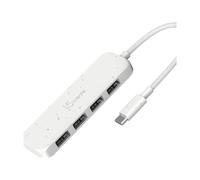 j5create JCH341EW - Concentrateur (hub) - écologique, USB-C - 4 x USB 3.2 Gen 2 - de bureau