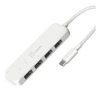 j5create JCH341EW - Concentrateur (hub) - écologique, USB-C - 4 x USB 3.2 Gen 2 - de bureau G