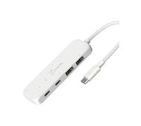 j5create JCH342EW - Concentrateur (hub) - écologique, USB-C - 2 x USB 3.2 Gen 2 + 2 x USB-C 3.2 Gen 2 - de bureau