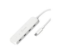 j5create JCH345EW - Concentrateur (hub) - écologique, USB-C - 4 x USB-C 3.2 Gen 2 - de bureau