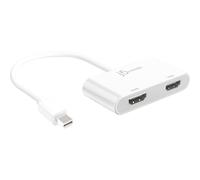 j5create JDA156 - Adaptateur audio/vidéo - Micro-USB de type B (alimentation uniquement), Mini DisplayPort pour HDMI femelle - 18.8 cm - support 4K
