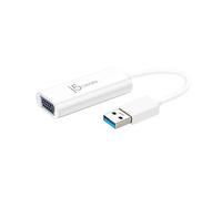 j5create JUA214 Adaptateur Multi-Écrans USB à VGA Adaptateur Vidéo pour Windows 10/8.1/7, XP, et Mac OS (Blanc)