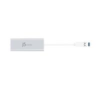 j5create Hub USB 3.0 avec HDMI, VGA, RJ45 Gigabit Ethernet, 2 Ports USB 3.1 Type-A pour Mac, Windows, PC (JUD380)