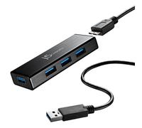 j5create Mini hub USB jUH340 – USB 3.0, 4 ports, aluminium