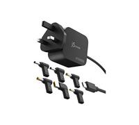 j5create JUP1565DCF-FN - Adaptateur secteur - GaN, avec 3 types de connecteurs DC - 67 watt - PD (USB-C) - Royaume-Uni
