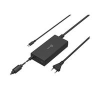 j5create JUP2290C - Adaptateur alimentation USB-C - CA 100-240 V - 100 Watt - connecteurs de sortie : 2 - Amérique du Nord - noir