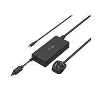 j5create JUP2290C - Adaptateur alimentation USB-C - CA 100-240 V - 100 Watt - connecteurs de sortie : 2 - Amérique du Nord - noir