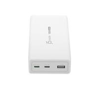 j5create JUP37185W-EN - Adaptateur secteur - GaN - 185 Watt - 5 A - Power Delivery 3.1 - 3 connecteurs de sortie (USB type A, 2 x USB-C) - blanc -