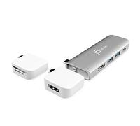 j5create Kit ULTRADRIVE Station d'accueil modulaire USB-C Double écran (JCD387)