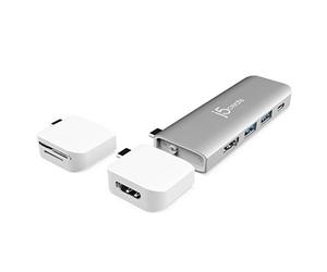 j5create Kit ULTRADRIVE Station d'accueil modulaire USB-C Double écran (JCD387)