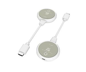 j5create ScreenCast Émetteur et Récepteur HDMI sans Fil 4K, supporte la résolution 4K et HDCP, Aucun Wi-FI nécessaire, Extendeur HDMI sans Fil de 30 m/100 Pieds pour Diffusion TV et réunion (JVAW75)