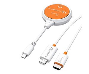 j5create ScreenCast USB-C vers HDMI Émetteur et récepteur d'écran sans Fil, supporte 1080p, Compatible avec MacBook, ChromeOS, Ordinateurs Portables USB-C et Android (JVAW62)