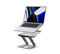 j5create Support Ergonomique Multi-Angles en Aluminium pour Ordinateur Portable, adapté à MacBook, Dell, HP, Lenovo, Convient à la Plupart des Ordinateurs Portables jusqu'à 16 Pouces (JTS127)