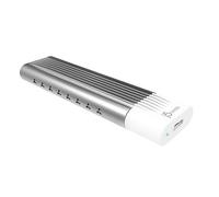 j5create USB-C to M.2 NVMe SSD Enclosure - SuperSpeed+ 10Gbps USB 3.1 Gen 2 Type C [Compatible Thunderbolt 3] to NVME PCIe M-Key Adapter - Supports 2230 2242 2260 2280 M.2 SSD - 12" Cable Included