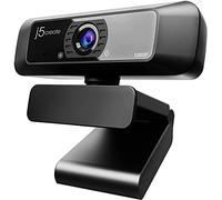j5create USB Streaming Webcam - 1080P HD avec Rotation de 360°, Microphone Haute fidélité, pour Skype Youtube Zoom Facetime, Convient pour Les conférences et Les appels (JVCU100)