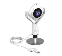 j5create Webcam de réunion à 360 degrés - Caméra de vidéoconférence HD 1080p avec Microphone Haute fidélité, pour vidéoconférence, Cours en Ligne et appels vidéo familiaux (JVCU360)