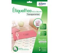 [J8560 R-3] Avery Lot de 3 J8560CLs - 126 étiquettes adresses 63,5 x 38,1 ...