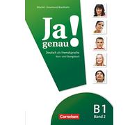 Ja genau!: B1: Band 2 - Kurs- und Übungsbuch mit Lösungen und Audio-CD