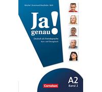 Ja genau!: Kurs- und Ubungsbuch mit Losungen und CD A2 Band 2