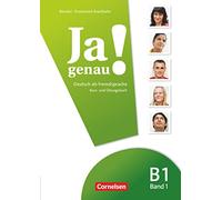 Ja genau!: Kurs- und Ubungsbuch mit Losungen und CD B1 Band 1