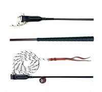 JA Horse Bâton de contact pour cheval avec corde pour l'entraînement au sol - 100/120 cm - Bâton de travail au sol - Bâton d'équitation - Cravache longerte - Bâton de finesse - Carrot Stick