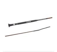 JA Horse Fleck Cravache de dressage en carbone ultra légère pour cavalier de dressage, entraînement et tournoi (marron, 120 cm)