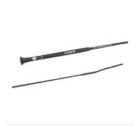 JA Horse Fleck Cravache de dressage en carbone ultra légère pour cavalier de dressage, entraînement et tournoi (noir, 120 cm)