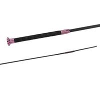 JA Horse Fleck SilkTouch Cravache d'équitation pour cheval, dressage, équitation, cravache de dressage, poignée ultra douce (rose, 110 cm)
