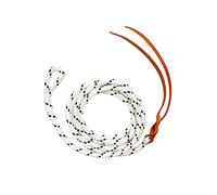 JA Horse Fouet de voltigien avec sangle en cuir et acier inoxydable Fabrication allemande 140 cm