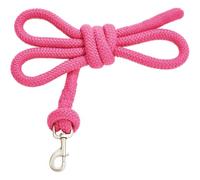 JA4009 Longe pour cheval avec mousqueton ou mousqueton de panique 2 m dans de nombreuses couleurs (Change - Rose, mousqueton)