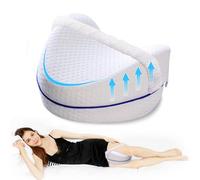JAADU Coussin Orthopédique pour Les Jambes,Coussins relève-Jambes avec Mousse à mémoire de Forme, pour Dormir sur Le Côté, Soulagement de la Sciatique, Douleur aux Jambes