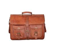 Jaald 40 Cm Porte-Documents Sac de Messager Sac à bandoulière en Cuir pour Ordinateur Portable Sac de Messager pour Voyage d'affaires