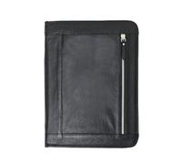Jaald Dossier Portefeuille Porte-documents Portfolio En Cuir Agenda D'affaires Professionnel A4 Fermeture Éclair organiseur Compatible avec Ipad Pro 33 cm
