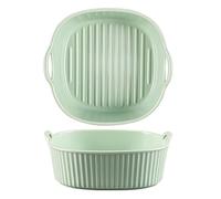 Jaamyears Plat de cuisson rectangulaire pour four 650 ml, plats à lasagnes, plats en céramique pour cocotte, plaque de cuisson en céramique
