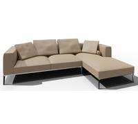 Jaan Living Canapé 3 places avec 2 coussins de dos, 2 coussins confort & 2 roulettes confort Combi A21 Walter Knoll - WALTER KNOLL A21 GARBO TIMBER