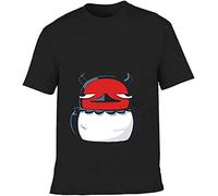 JAAXION Black Clover Nero Cotton Children's Comfortable Cartoon Printing t-Shirt Manches Courtes(Small)