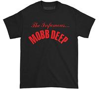 JAAXION Mobb Deep Men's Infamous T Shirt Black Manches Courtes(X-Large)
